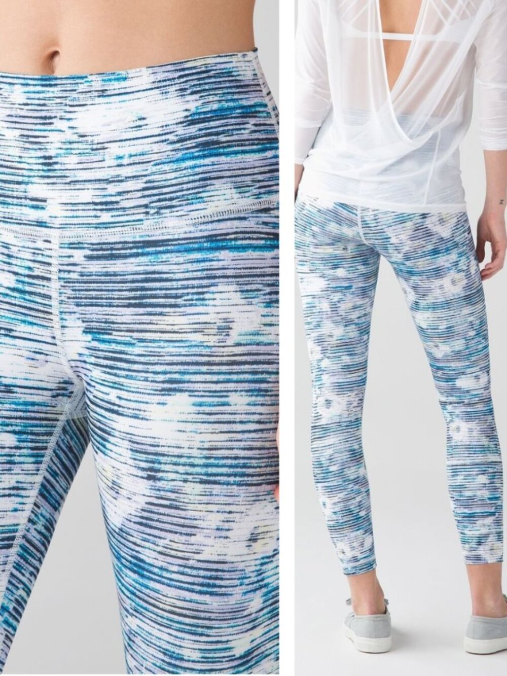 Lululemon High Times 7/8 Luxtreme Pant In Blurry Belle Multi